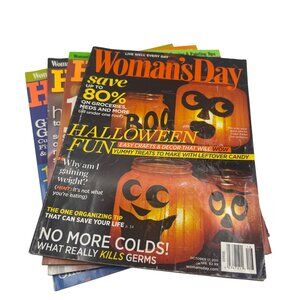 Bundle Of Womans Day Halloween Magazines 2001 2005 2011 Spooky Decor Editions